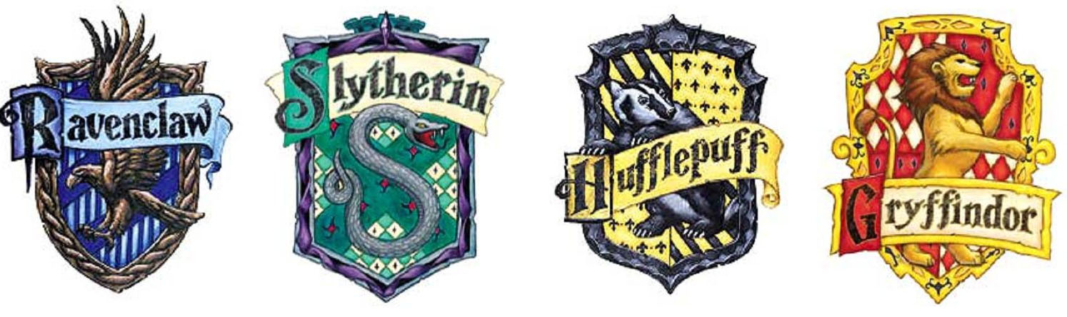 Image result for hogwarts school houses